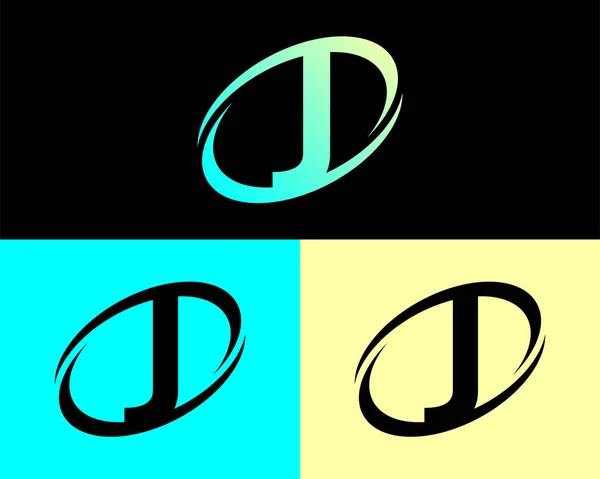 Modelo Design Logotipo Carta Criativa —  Vetores de Stock
