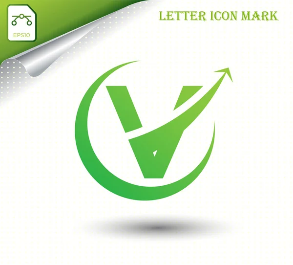 Absztrakt Betű Logo Design Sablon — Stock Vector