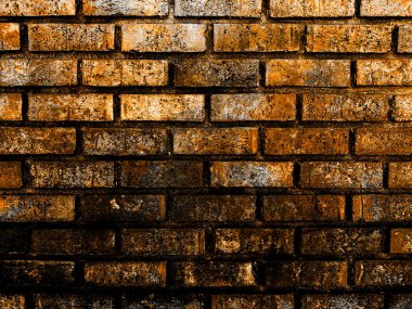 a dirty stained old brick wall block alley building dark abandoned industry night