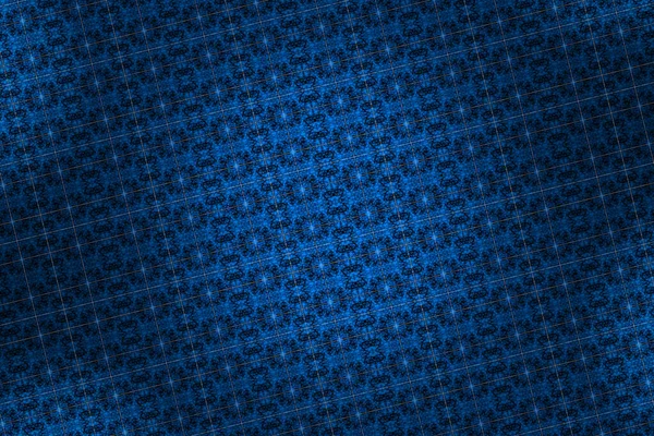 a blue fractal crystal shiny shape pattern light depth diagonal dimensional art