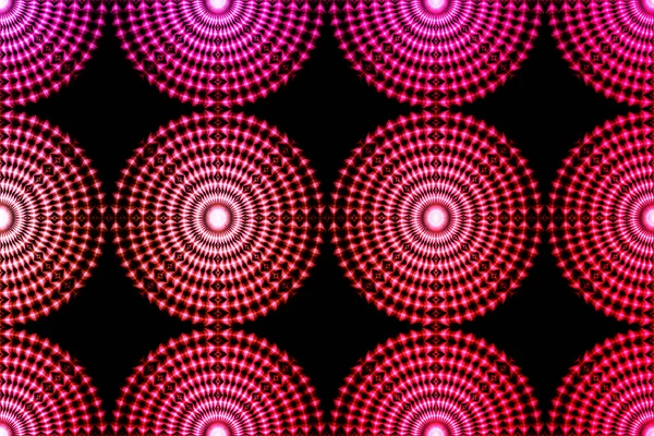a black pink neon light circles spiral pattern whirl bright shine circular lights