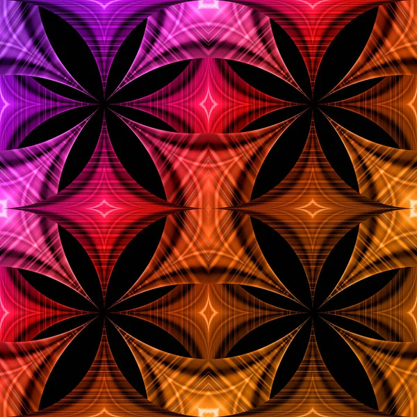 a royal spectrum bright square geometric fractal virtual shape 3d rendered art