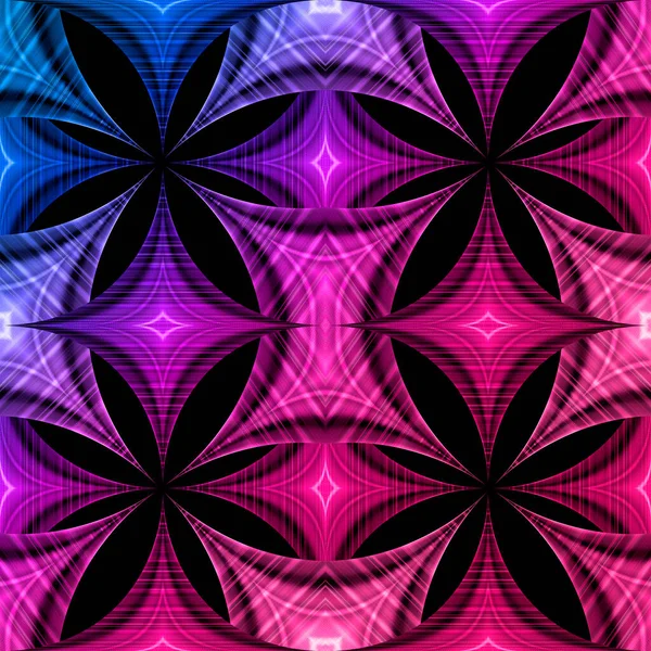 a spectrum crystal bright square geometric fractal virtual shape 3d rendered art