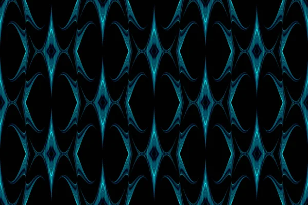 a blue seamless fractal pattern kaleidoscope bright light tech shape futuristic
