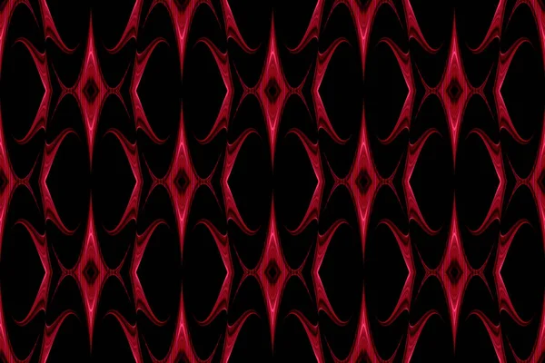 a red seamless fractal pattern kaleidoscope bright light tech shape futuristic