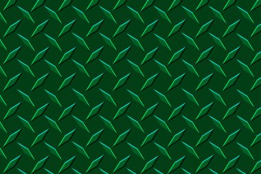 a green diamond plate stainless steel aluminum metal floor tread traction safety