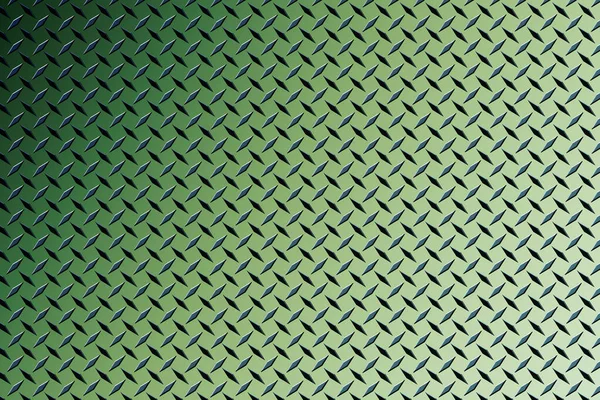 a shiny green diamond plate stainless steel embossed metal floor traction tread