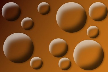 a round orange bubble balls shape foam bubbles liquid water fluid shiny soap ball