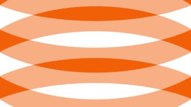 orange rolling curved holiday lines stripes white seamless loop motion video