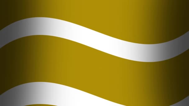 Gold White Pole Curved Holiday Lines Stripes Seamless Looping Motion — 图库视频影像