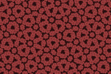 a red vintage poinsettia overlay christmas flower holiday pattern illustration