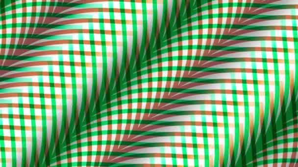 Green Rolling Christmas Red Foil Ribbon Shiny Holiday Wave — Video