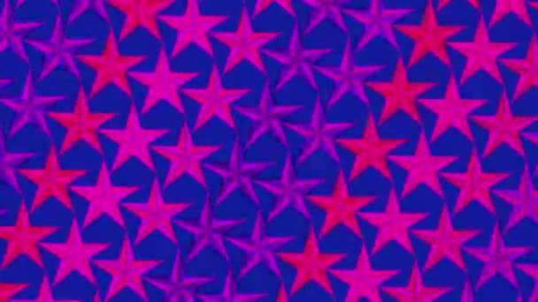 Party Celebration Star Hypnotic Magic Particle Stars Glittering Particles Magical — Stock Video