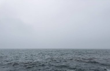 dramatik bir yağmur kıyısı bulutu... su yüzeyi... fırtınalı yüzey dalgaları... ıslak dalgalar... okyanus kıyısı kıyısı... hava durumu... deniz havası...