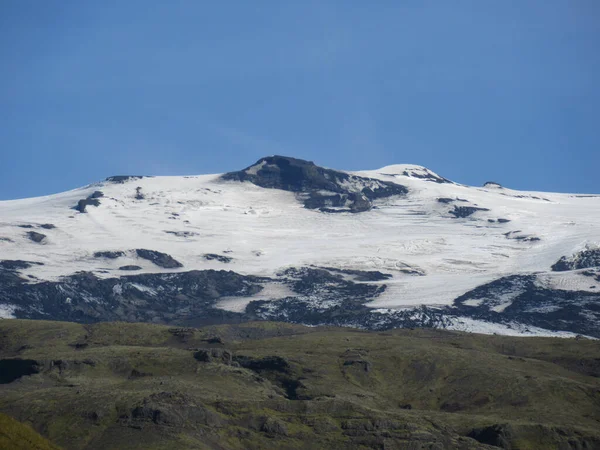 Eyjafjallajokull glacier and volcano in Iceland
