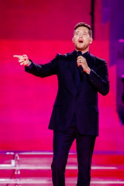 22 Mart 2023. Ziggo Kubbesi Amsterdam, Hollanda. Michael Buble 'ın Konseri