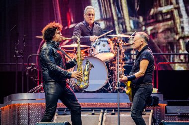 25 Mayıs 2023. Johan Cruijf ArenA Amsterdam, Hollanda. Bruce Springsteen 'in konseri E Caddesi Bandosu.