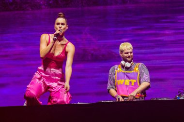 1 Temmuz 2023. Rock Werchter Festivali. Werchter, Belçika. Sofi Tukker Konseri