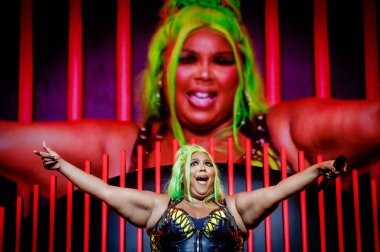9 July 2023. North Sea Jazz Festival. Rotterdam, The Netherlands. Concert of Lizzo clipart