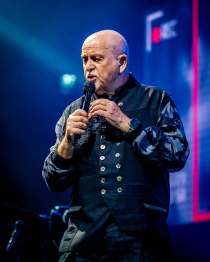 6 Haziran 2023. Ziggo Kubbesi Amsterdam, Hollanda. Peter Gabriel 'in Konseri