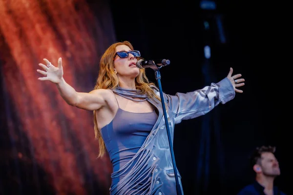 June 2023 Pinkpop Festival Landgraaf Netherlands Concert Ellie Goulding — Stock Photo, Image