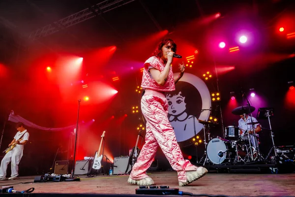 stock image 18 June 2023. Pinkpop Festival, Landgraaf, Netherlands. Concert of Upsahl