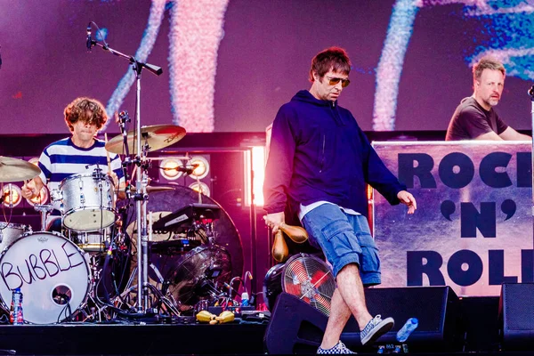 Haziran 2023 Rock Werchter Festivali Werchter Belçika Liam Gallagher Konseri — Stok fotoğraf