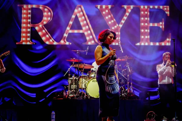 stock image 29 June 2023. Rock Werchter Festival. Werchter, Belgium. Concert of Raye