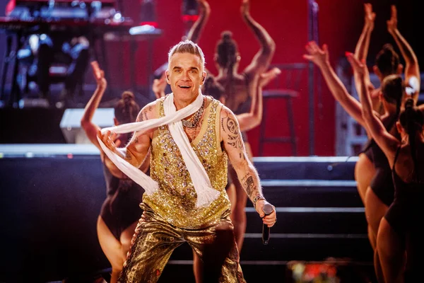 2023 Június Pinkpop Fesztivál Landgraaf Hollandia Robbie Williams Koncertje — Stock Fotó