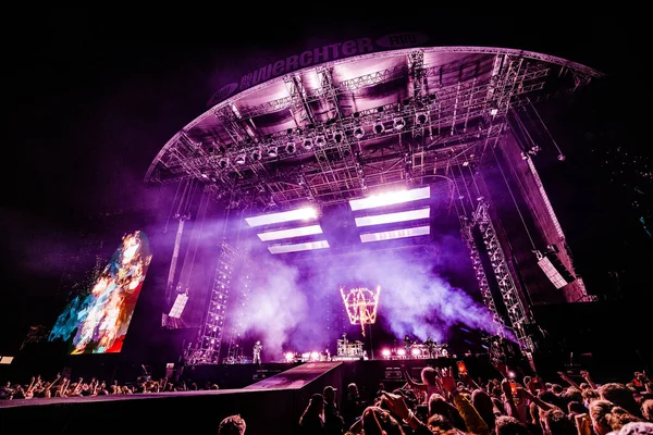 stock image 1 July 2023. Rock Werchter Festival Werchter, Belgium. Concert of Muse