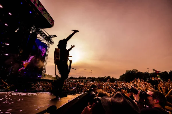 Juni 2023 Pinkpop Festival Landgraaf Nederland Concert Van Het Script — Stockfoto