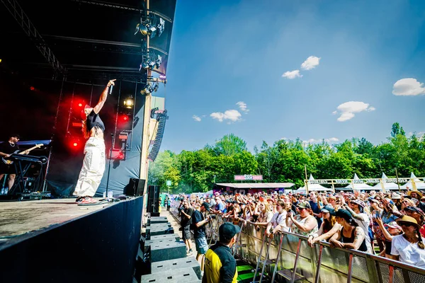 stock image 16 June 2023. Pinkpop Festival, Landgraaf, Netherlands. Concert of Sera