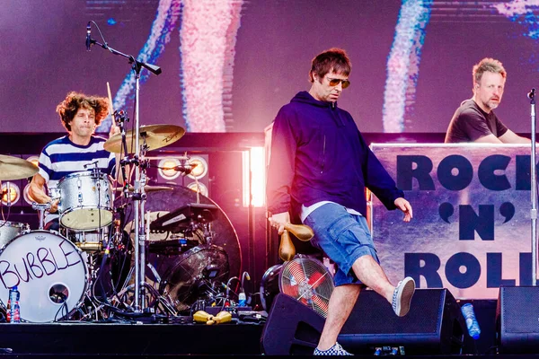 30 Haziran 2023. Rock Werchter Festivali. Werchter, Belçika. Liam Gallagher 'ın Konseri