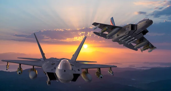 Kai Boramae Ist Ein Südkoreanisches Generationen Kampfflugzeug Rendering — Stockfoto