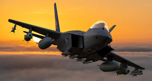 Kai Boramae Ist Ein Südkoreanisches Generationen Kampfflugzeug Rendering — Stockfoto