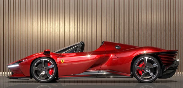Ferrari Daytona Sp3 Новый Иконка Ассортименте Итальянского Производителя — стоковое фото