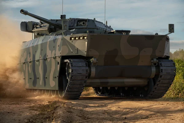 Combat Infantry Vehicle Borsuk Прототип Польської Бойової Піхотної Машини — стокове фото