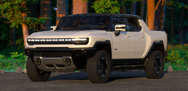 Пикап GMC Hummer EV 2023 - электрический супергрузовик