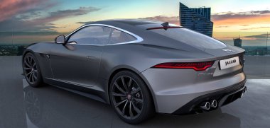 Jaguar F-Type, İngiliz markası tarafından üretilen lüks spor otomobili.. 