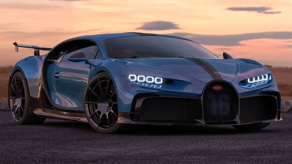 Bugatti Chiron Pur Sport Der Reinste Bugatti Aller Zeiten — Stockfoto