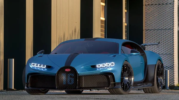 Bugatti Chiron Pur Sport Bugatti Mais Puro Sempre — Fotografia de Stock