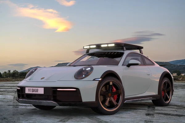 Porsche 911 Dakar Porsches Ikonische Offroad Version — Stockfoto