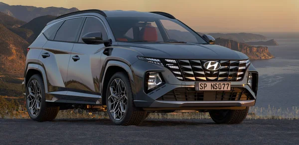 New Generation Tucson Hyundai Korea Motors — Zdjęcie stockowe