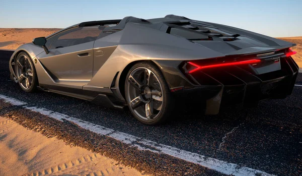 Lamborghini Centenario Masterpiece Automotive Art Motion — Stock Photo, Image