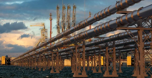 Pipelines Lng Terminal — Stockfoto