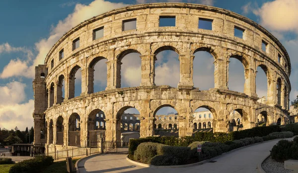 Пула Арена Римский Амфитеатр Пуле — стоковое фото