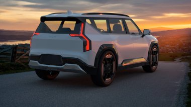Kia EV9 - Kia araba ailesinde elektrikli SUV.