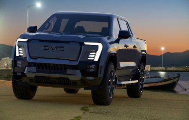 GMC Sierra EV Denali-124; .All-Electric Truck