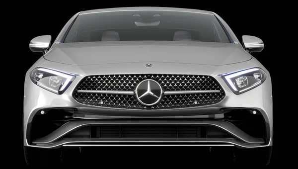 Mercedes Cls Coup Affascina Con Sue Linee Senza Tempo Eleganti — Foto Stock