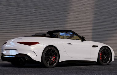 Mercedes-AMG SL: sportif tasarım, yumuşak kumaş çatı, yüksek performans, lüks konfor ve maksimum günlük kullanım.